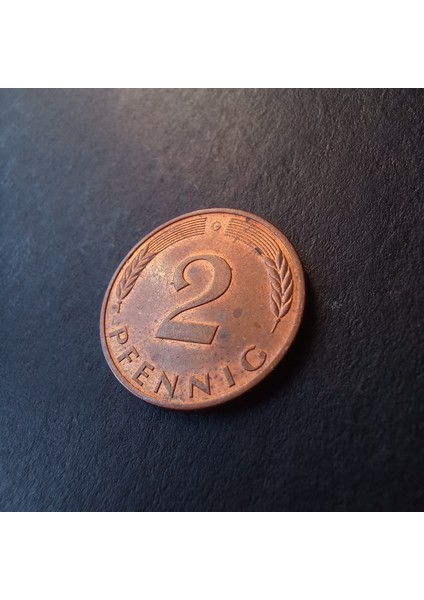 Escoines 39963688566EB12305 1986 Almanya 2pfennig Ça+ Eski Yabancı Madeni Para modelleri