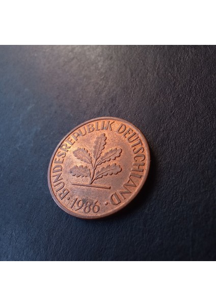Escoines 39963688566EB12305 1986 Almanya 2pfennig Ça+ Eski Yabancı Madeni Para fırsatları