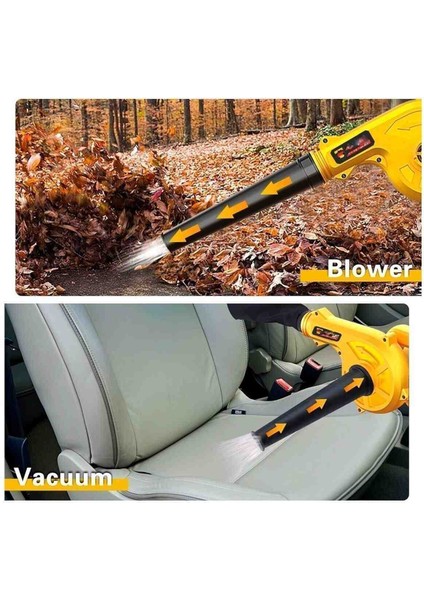 İyisi Yok Şarjlı Hava Körük Üfleme ve Çekme Emme Makinası Toz Yaprak Temizleme indirimleri