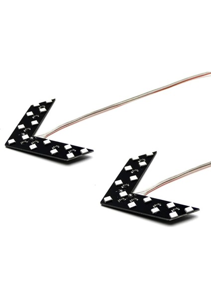 Toyota Auris Station Wagon Uyumlu Ayna Gündüz Ledi Sinyal Gösterim 14 Ledli Amber