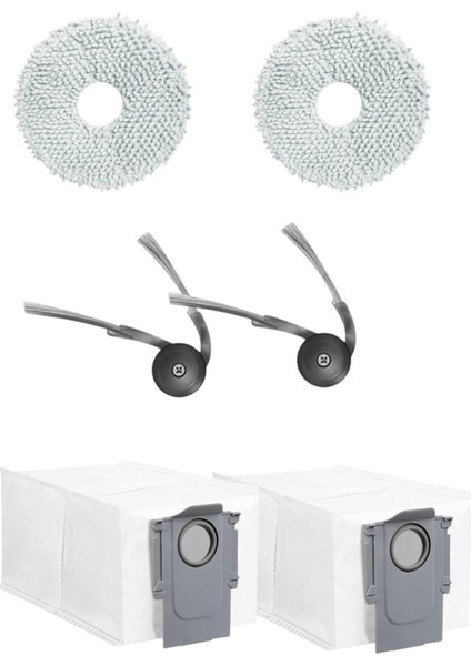 Roborock Q Revo Curv Robot Süpürge Uyumlu 6'lı Yedek Parça Seti