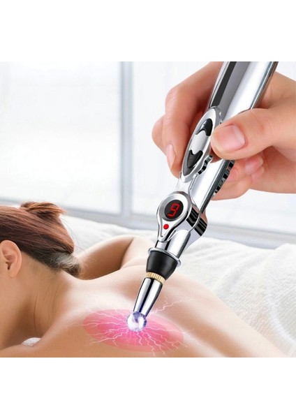 2 Farklı Başlıklı Elektronik Akupunktur Meridyen Enerji Masaj Kalemi fırsatları