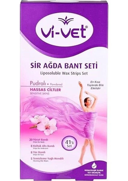 Vi-Vet Sir Ağda Bant Seti Pudralı (Yeni), 41 Adet fiyatları