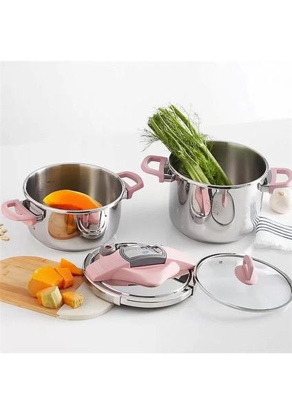 Perfect Pink 4+6 L Düdüklü Tencere Seti, Pembe fiyatları