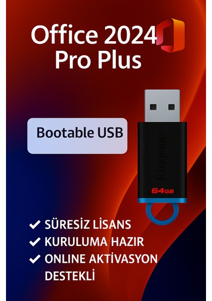 Office Tüm Programlar | Pro Plus Serisi + 64 GB Bootable USB – Tek Pakette Tüm Çözümler Yazılım fiyatları