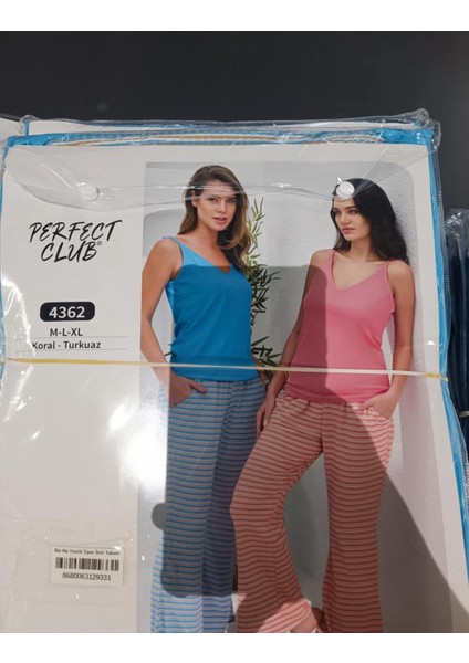Perfect Club Kadın Ip Askılı V Yaka Pijama Takımı 4362T - 1 Adet fırsatları