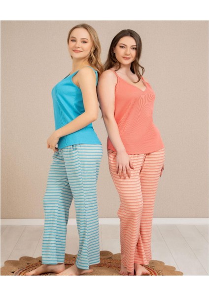 Perfect Club Kadın Ip Askılı V Yaka Pijama Takımı 4362K - 1 Adet modelleri
