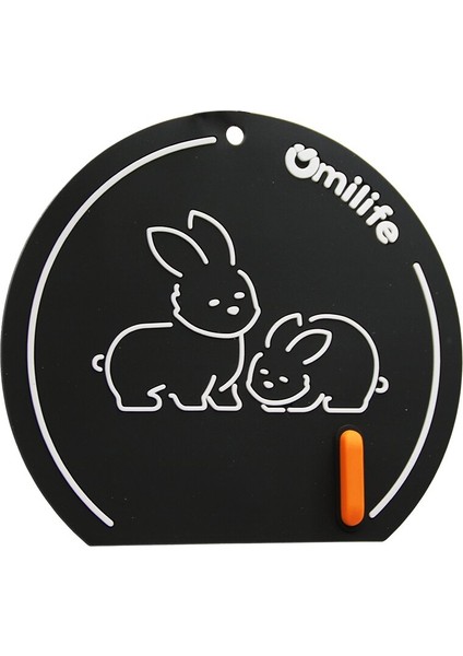 Hayvan Çizimli Gider Koku Önleyici Silikon Mat GO5060GOK210222