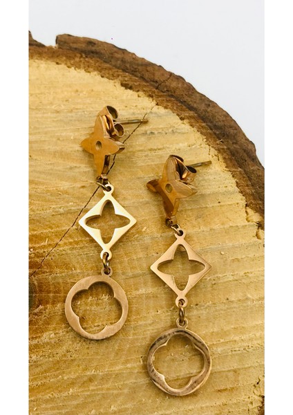 Figürlü Çelik Küpe