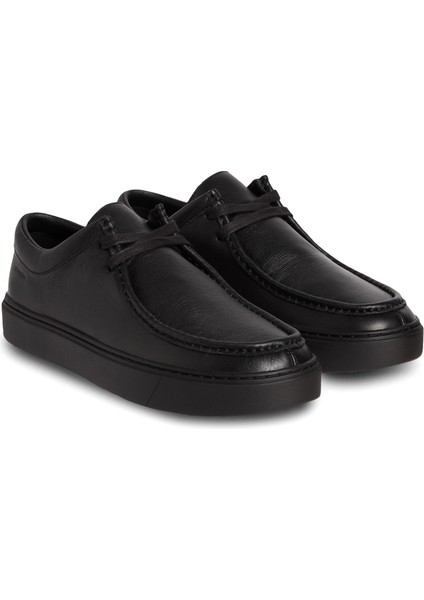 Siyah Erkek Günlük Ayakkabı Hybrıd Apron Lace Up Lth fiyatları