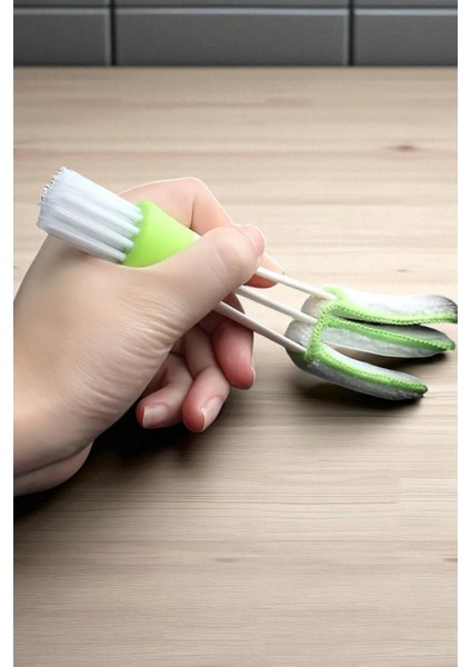 Çok Amaçlı Temizleme Fırçası Oto Temizlik Fırçası Jaluzi Klavye Araba Iki Yönlü Temizleme Fırçası indirimleri