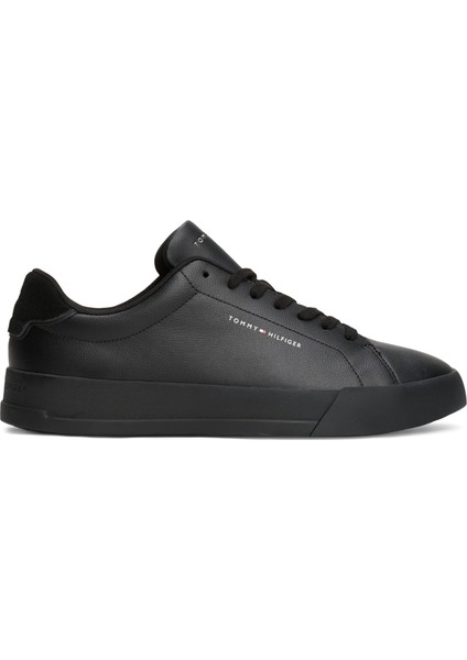 Siyah Erkek Sneaker Th Court Lth Detaıl Ess
