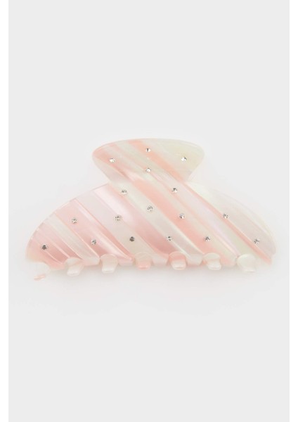 Kadın Sedef Desenli Gold Mandal Toka F4243AXNS