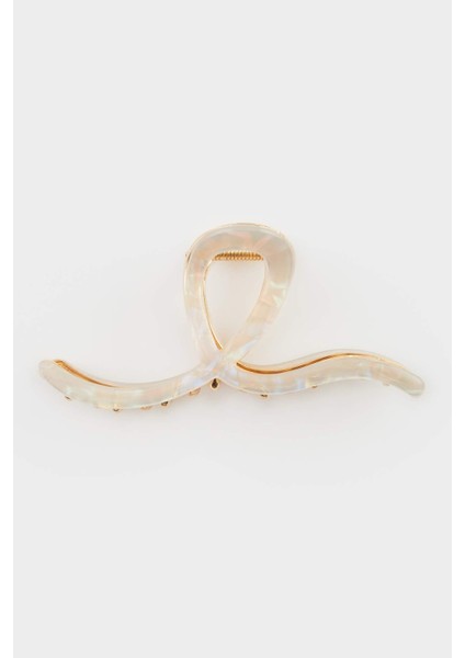 Kadın Sedef Desenli Gold Mandal Toka F4241AXNS