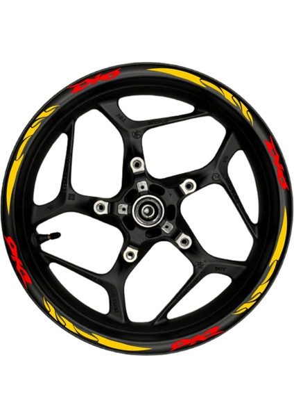 Dio Kırmızı Yazılı Turuncu Reflektif Pençe Şeritli