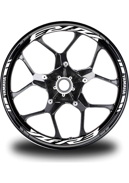 Gri Yamaha Yzf R3 Takım Jant Sticker Etiket