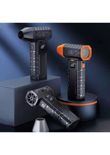Dijital Ekran LED Aydinlatma El Mini Turbo Jet Fan ile Yeni Tasarim modelleri