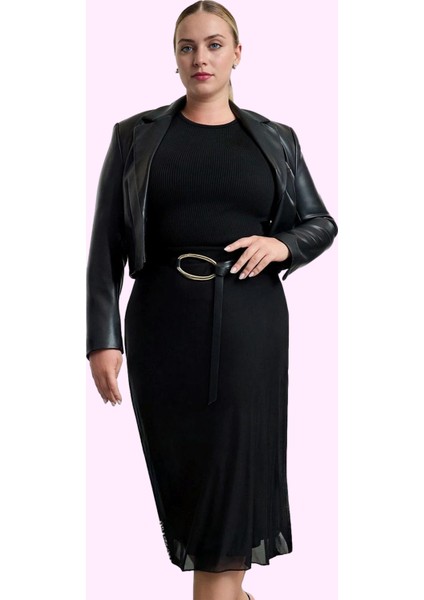 Kadın Büyük Beden A Line Leopar Desenli Midi Etek Günlük Şıklık Yaz Aylarının Vazgeçilmezi fiyatları