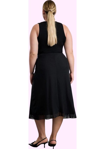 Kadın Büyük Beden A Line Leopar Desenli Midi Etek Günlük Şıklık Yaz Aylarının Vazgeçilmezi modelleri