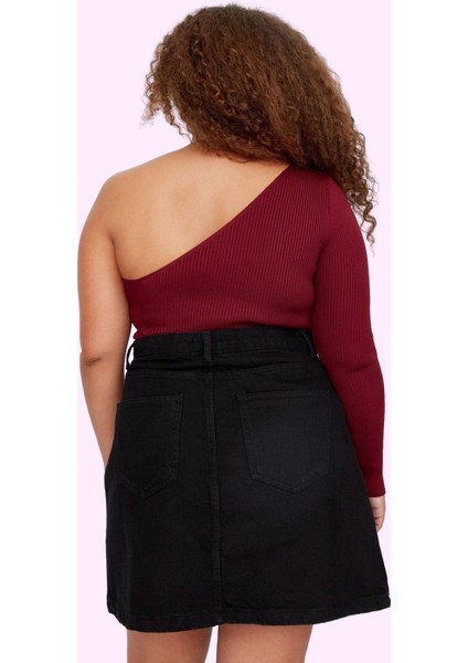 Kadın Yüksek Bel A Line Denim Etek Pamuklu Günlük Kombinler Için Yaz Aylarının Vazgeçilmezi modelleri