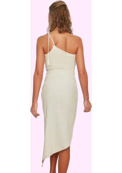 Kadın Midi Boy Keten Görünümlü Etek Kemerli Düz Desen Plaj Giyim Yaz Aylarının Vazgeçilmezi modelleri