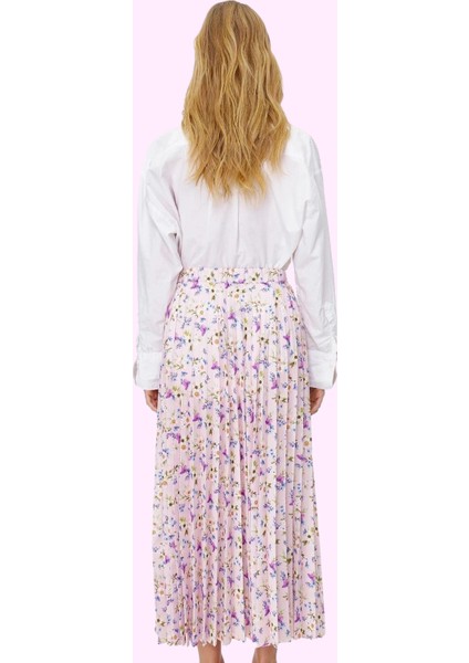 Kadın Maxi Boy Piliseli Çok Çiçek Desenli Etek Ramadan Tarzu Günlük Kaliteli Malzeme modelleri