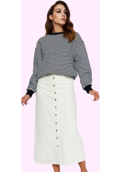 Kadın Maxi Boy Denim Kot Etek Pamuk Günlük Casual Stil Hafta Sonu Yaz Aylarının Vazgeçilmezi fiyatları