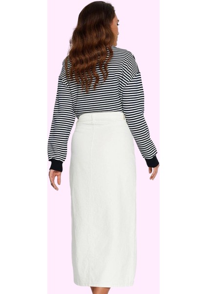 Kadın Maxi Boy Denim Kot Etek Pamuk Günlük Casual Stil Hafta Sonu Yaz Aylarının Vazgeçilmezi modelleri