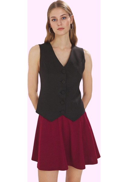 Kadın Scuba Krep Kloş Etek Normal Bel Günlük Kombinler Hafta Sonu Yaz Aylarının Vazgeçilmezi fiyatları