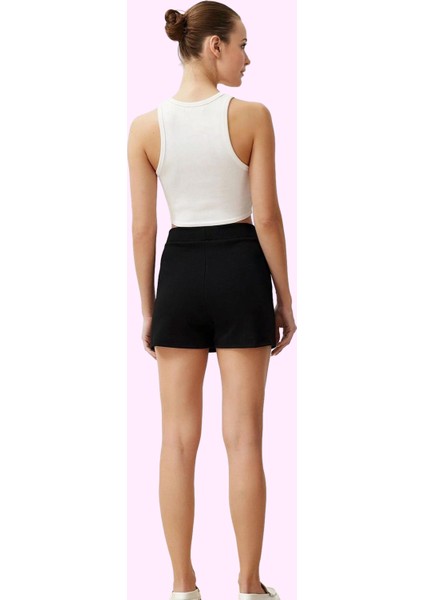 Kadın Mini Şort Etek Yırtmaçlı Örme Kemersiz Günlük Özel Günler Yaz Aylarının Vazgeçilmezi modelleri