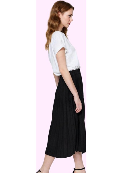 Kadın Midi Boy Pileli Etek Kloş Kalıp Günlük Kullanım Için Hafta Sonu Yaz Aylarının Vazgeçilmezi fiyatları