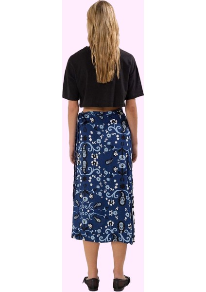 Kadın Etnik Desenli Midi Boy Viskon Etek Shally Dokuma Yazlık Günlük Yaz Aylarının Vazgeçilmezi modelleri