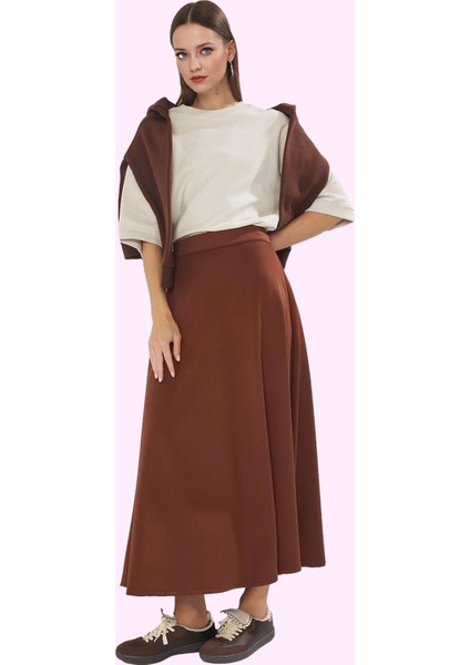 Kadın Örme Midi Kloş Etek Günlük Casual Stil Yaz Aylarının Vazgeçilmezi Stilin Buluştuğu Yer fiyatları