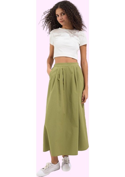 Kız Çocuk Maxi Boy Pile Detaylı Kloş Etek Yaz Aylarının Vazgeçilmezi Günlük Kullanım Hafta Sonu fiyatları