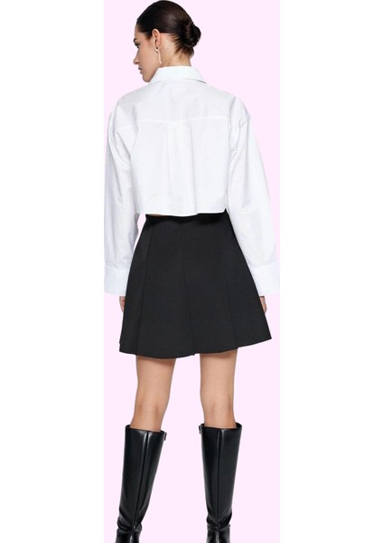 Kadın Pileli Mini Etek Yüksek Bel Kemerli Yazlık Casual Tasarım Yaz Aylarının Vazgeçilmezi modelleri