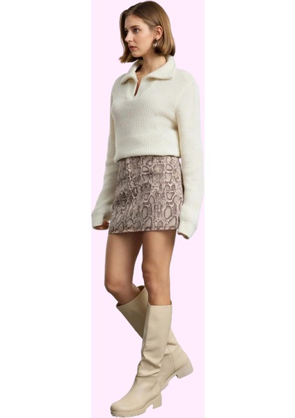 Kadın Basic Kalem Mini Denim Etek Pamuk Günlük Kombinler Için Hafta Sonu Dayanıklı Malzeme fiyatları