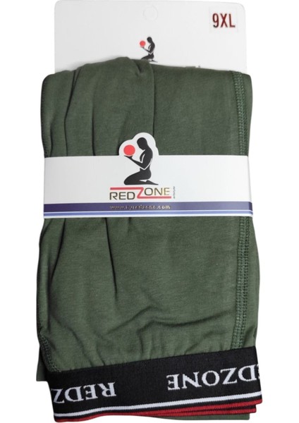 5 Adet Büyük Beden Redzone Likralı Boxer Haki fiyatları