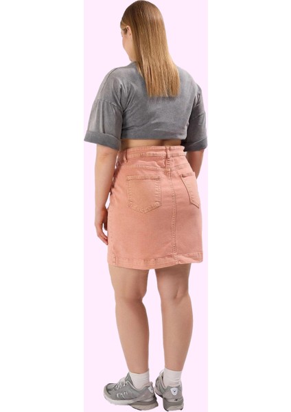 Kadın Yüksek Bel Denim Mini Etek A Line Kesim Rahat Günlük Stil Yaz Aylarının Vazgeçilmezi modelleri