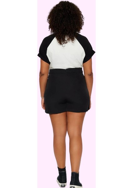 Kadın Büyük Beden Mini Etek Düz Günlük Casual Tarz Modern Tasarım Yaz Aylarının Vazgeçilmezi modelleri