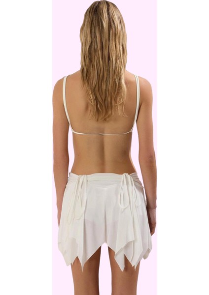 Kadın Plaj Etek Pamuk Renk Mini Boy Sandy Dokuma Yazlık Günlük Kullanım Yaz Aylarının Vazgeçilmezi modelleri