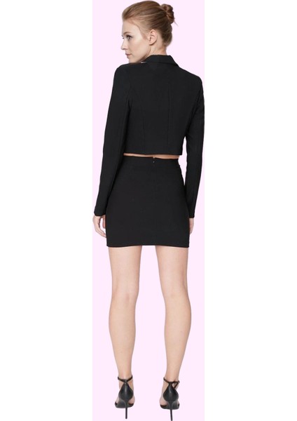 Kadın Şık Gece Elbisesi Mini Etek Yüksek Bel Kalem Kesim Tasarım Yaz Aylarının Vazgeçilmezi modelleri