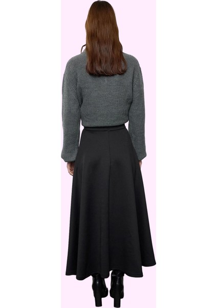 Kadın Düz Örme Etek; Rahat Günlük Midi Boy Yaz Aylarının Vazgeçilmezi Stilin Buluştuğu Yer modelleri