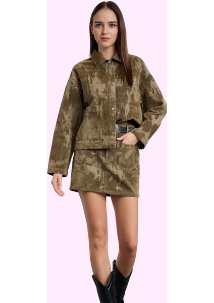 Kadın Pamuk Denim Mini Etek A Line Casual Günlük Kombinler Hafta Sonu Yaz Aylarının Vazgeçilmezi