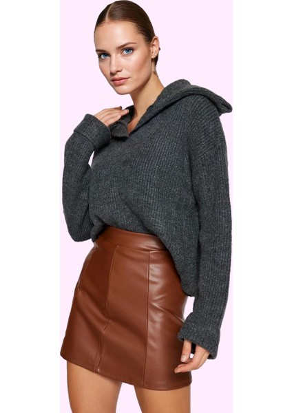 Kadın Mini Etek Yüksek Bel Kalem Kesim Günlük Casual Tarz Hafta Sonu Yaz Aylarının Vazgeçilmezi