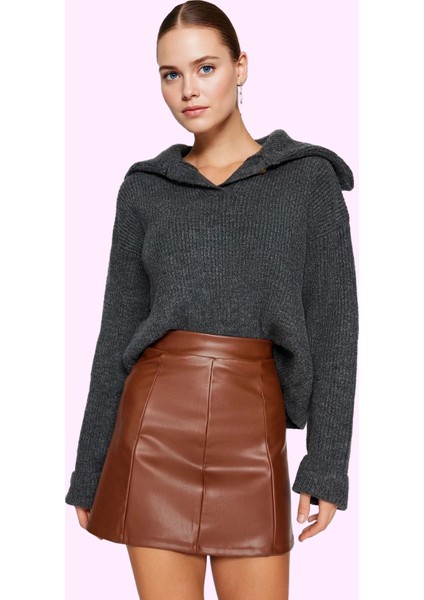 Kadın Mini Etek Yüksek Bel Kalem Kesim Günlük Casual Tarz Hafta Sonu Yaz Aylarının Vazgeçilmezi fiyatları