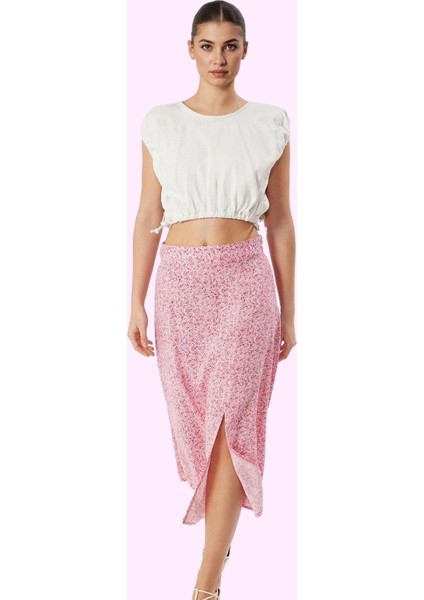 Kadın Viskoz Midi Boy A Line Etek Casual Günlük Yaz Kullanımı Için Yüksek Bel Modern Tasarım fiyatları