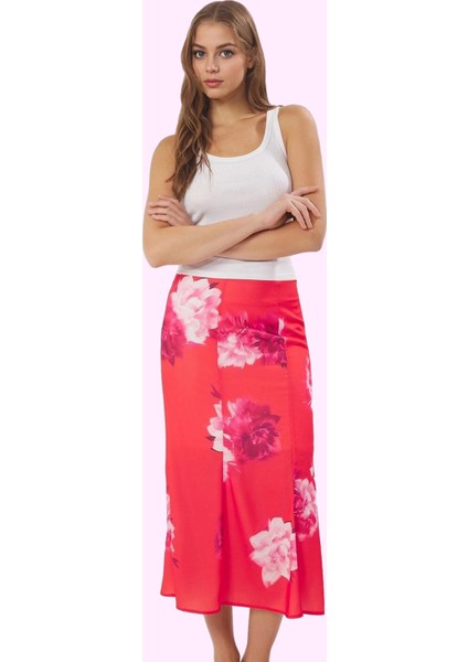 Kadın Çiçek Desenli Balık Etek Astarlı Maxi Boy Yazlık Günlük Kullanım Yaz Aylarının Vazgeçilmezi fiyatları