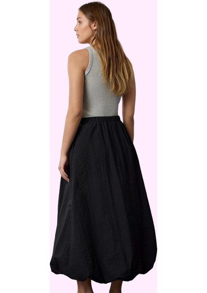 Kadın Şık ve Rahat Balon Etek Maxi Boy Polyester Kumaş Günlük Stil Yaz Aylarının Vazgeçilmezi modelleri