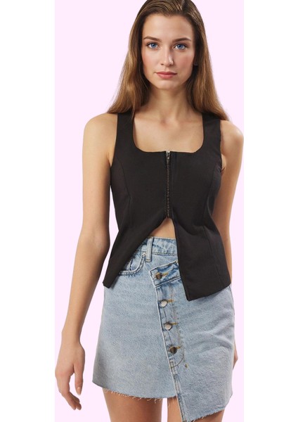 Kadın Pamuk Denim Mini Etek A Line Günlük Kullanım Için Hafta Sonu Yaz Aylarının Vazgeçilmezi fiyatları