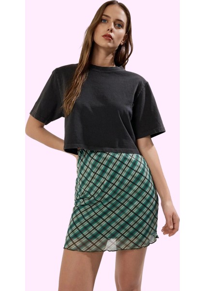 Kadın Kalem Kalıp Mini Etek Astarlı Polyester Yazlık Casual Günlük Kullanım Modern Tasarım fiyatları